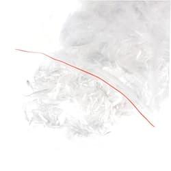 uxcell Chopped Fiberglass Strands 15mm Length Anti-Cracking Glass Fibers for Cement Mix for Building Walls Garden Floor 2LB