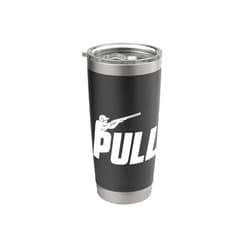 Trap Skeet Shooter Gear Co Clay Skeet Shooting | Pull Trap Shooter Pigeon Target Sport Stainless Steel Insulated Tumbler