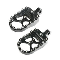 Bylikeho Foot Pegs,Motorcycle Foot Pegs,Dirt Bike Foot Pegs,Car Accessories Dirt Bike Pegs CNC Wide Foot Pegs,360° Adjustable MX Footpegs Rest Pedal,Suitable for Dyna Sportster Iron 883