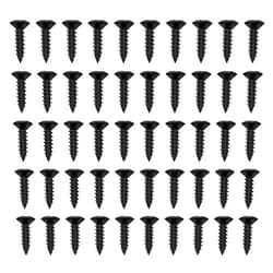 DUMEALAGR Electric Guitar Bass Pickguard Screws 3mm Pick Guards Scratch Plate Mounting Screws for Fender Strat ST Tele TL Stratocaster Telecaster Gibson LP Les Paul SG (Black)