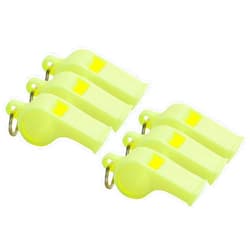 The American Whistle Corporation American Whistle Corporation Sports Whistles - Durable Coach Whistles - Loud Referee Whistle American Material - 6 Pack