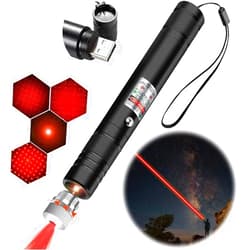 Cowjag Laser Pointer, Long Range Red Laser Pointer,Laser Pointer High Power Pen, Red Pointer Rechargeable for Hiking, Cat Laser Toy USB Charge(Red Light)
