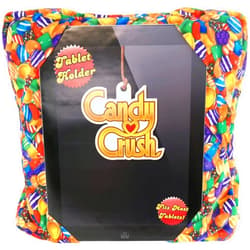 Commonwealth Candy Crush Candy Pattern Plush Tablet Holder