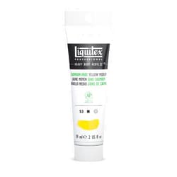 Liquitex Professional Heavy Body Acrylic Paint, 2-oz (59ml) Tube, Cadmium Free Yellow Medium