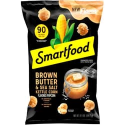 Smartfood Brown Butter & Sea Salt Kettle Corn Popcorn, 6.5 Oz