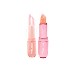 Winky Lux Glimmer Balm, pH Lip Balm, Color Changing Lipstick & Tinted Lip Balm, Hydrate & Plump, Pink Opal and Unicorn