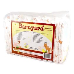 Rearz - Barnyard - Teen Youth Adult Diaper (12 Pack) (X-Small)