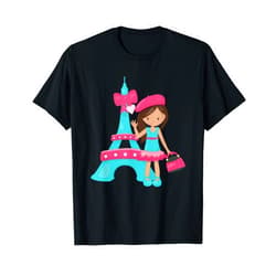 Sassy Southern Charm & Grace Cute & Modern Paris France Eiffel Tower & Fashion Art Gift T-Shirt
