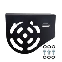 Hanyosa Short Mini Bike Clutch Cover Chain Guard for Predator 212cc 196cc 79cc 97cc GX160 GX200 Engine Coleman CT200U CT200U-EX BT200X CT100U CC100X Massimo MB200 Baja DB30 Motovox Mbx10 Mbx11 Black
