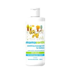 Mamaearth Soothing Massage Oil for Babies | Long Lasting Moisturization with Sesame, Almond & Jojoba Oil | Nourishes & Keeps Skin Soft & Supple | Gentle & Baby Safe | 6.76 Fl Oz/200ml