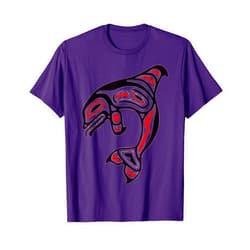 Native American Orca Killer Whale Native American Indian Orca Killer Whale Pacific Northwest T-Shirt