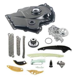 Flynsu Timing Chain Cover Kit Camshaft Sprocket Bridge Bracket Replacement for Audi A4 A6 Q5 TT VW Jetta Tiguan GTI Passat 2.0 TFSI TSI CCTA, CAEB 2009-2015 Flynsu