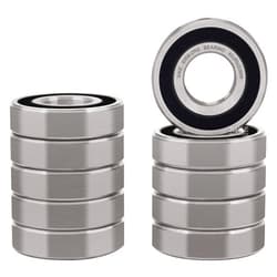 XiKe 10 Pcs 6308-2RS Double Rubber Seal Bearings 40x90x23mm, Pre-Lubricated and Stable Performance and Cost Effective, Deep Groove Ball Bearings.