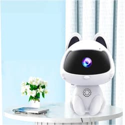 VBESTLIFE HD Robot Security Camera, Remote Monitoring Smart Indoor Pet Dog Cat Cam, Home Security Camera Robot Surveillance Camera, 2 Way Voice Calling, Loop Recording