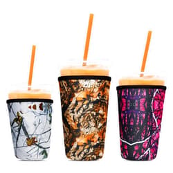 P.LOTOR 3 Pack Reusable Coffee Sleeves - Tall/Grande, Venti, Trenta - P.LOTOR Soft Cups - Iced Coffee Cozy Insulator - Neoprene Holder for Dunkin Donuts Coffee, McDonalds Coffee, Mccafe Coffee, Starbucks M