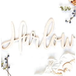 Adoren Custom Name Sign for Nursery or Kids Rooms - Unpainted Quick Ship Option - Ships In 2 Business Days! - Multiple Sizes & Fonts Available