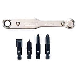 General Tools Mfg Co In General Tools 8071 Five-Piece Ratchet Offset Screwdriver Set