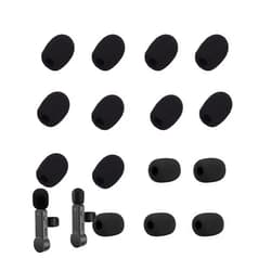 NPTCL 15 Pcs Windscreen Foam Cover for Wireless Lavalier Microphone Lapel Lav Mic Windscreen Sponge Cover for MAYBESTA/PQRQP/JUDKIOM/AIKELA/EJCC/Caiord/MAXTOP - 7mm Calibre