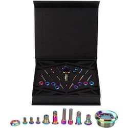Dilwe Risk stem Screw kit, M7000 / M8000, Alloy, Screw Set for MTB Hydraulic disc Brake(M7000/M8000 Gear Shift kit-Colorful)