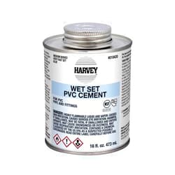 Oatey Harvey Blue Cement For PVC 16 oz