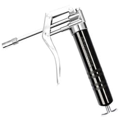 FIXSMITH Mini Grease Gun, Small Pistol Grip Grease Gun, Design for 3oz Cartridges. with 6.6 inch Rigid Extension Pipe, 3-Way Loading, 4000 PSI Max Pressure