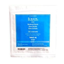 Medline Equos Sterile Bordered Gauze, Latex-Free, Ideal for Wound Care, 6