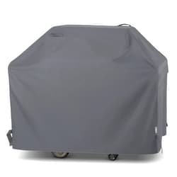 Unicook 55 Inch Grill Cover for Outdoor Grill, Heavy Duty Waterproof Gas BBQ Cover, Outside 3-4 Burner Barbecue Covering for Weber, Char-Broil, Nexgrill, All Weather Resistant, Grey
