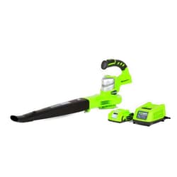 Greenworks 24V Sweeper, 2.0Ah Battery and Charger Included