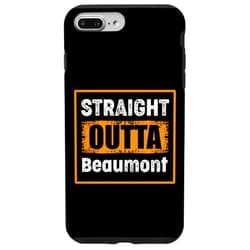 Beaumont Texas USA Travel Gifts Presents Souvenirs iPhone 7 Plus/8 Plus Straight Outta Amarillo Beaumont USA Retro Distressed Humor Case