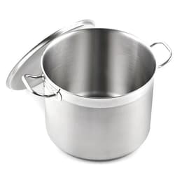 Cooks Standard Stockpots Stainless Steel, 8 Quart Professional Grade Stock Pot with Lid, Silver