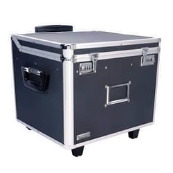 Vaultz Locking Mobile File Chest, A4/FC, 15.25 x 12.25 x 11.5 Inches, Black