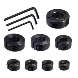 Nalegtocw Drill Bit Stop Collar Set,Split Ring Drill Bit Depth Stop:1/8