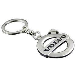 GDDCC Car Logo Key Chain Rings for Man and Women Chrome Plated Key Rings (fit Volvo)