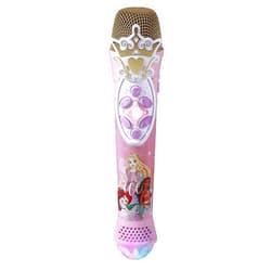 eKids Disney Princess Karaoke Microphone with Bluetooth Speaker, Wireless Microphone Connects to Disney Songs Via EZ Link Feature, for Fans of Disney Princess Toys