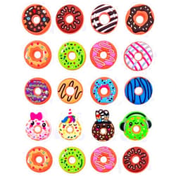 BOWNDY Donuts Shoe Charms for Croc Clog shoes Decoration, Sweet Cake Pins for Shoe & Bracelet Wristband Party Gifts
