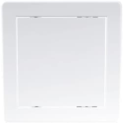 HVAC OV 6 x 6 Inch White Square ABS Plastic Plumbing Access Panel - Indoor Wall Access Door for HVAC, Wall, Ceiling, and Drywall with Door - Opening Box Door Cover - Easy to Instal