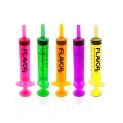 FLAVORx Rainbow Dose Oral Dosing Syringes | No More Medicine-Time Meltdowns! | 5 Uniquely Colored Syringes | 10ml (2tsp) Each | 3 Bottleneckers Included | New & Improved!