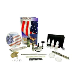 American Windshield Repair Systems Windshield Repair Kit - American Essentials Professional Windshield Rock Chip Repair Kit - with Glass Repair Resin and Pit filller for 100 Repairs - Cracked Glass Tool - DIY or Start a Business