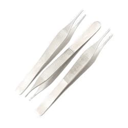 OdontoMed2011 ADSON Dressing TWEEZER Forceps 15CM Standard Serrated TIP Dental Pliers LOT 3 Pieces Stainless Steel Instruments ODM