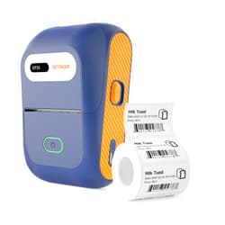 DETONGER DP26 Barcode Label Maker Label Printer, Portable Sticker Maker Machine for Barcode, Name, Address, Labeling, Mailing, Home, Office & Small Business, Compatible with Phones&PC (Blue)