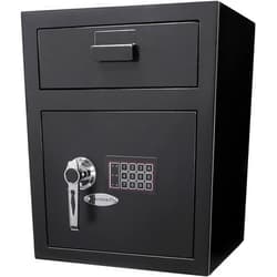 Barska AX11930 Large 1.10 Cubic Ft Digital Multi-User Keypad Security Business Depository Drop Safe with Front Load Drop Box for Money, Cash, and Mail, 100 Count