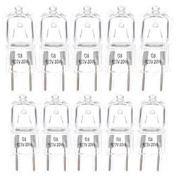 Simba Lighting Halogen Light Bulb G8 T4 20W JCD Bi-Pin (10 Pack) Shorter 1-3/8