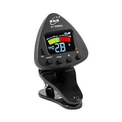 ENO MUSIC Stable Quality Big LCD Display Easy to Read Auto Clip-on Acoustic Electric Guitar Tuner Bass Tuner with Ukulele Violin Chromatice Tunning Mode
