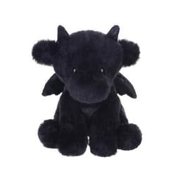 Apricot Lamb Black Dragon Plush Stuffed Animals for Kids, Soft Cute Plush Toys for Baby Girl and Boy, Fluffy Black Dragon Black