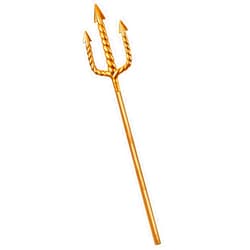 Nicky Bigs Novelties Adult 5 Pc King Neptune Trident Devil Pitchfork Staff Costume Accessory Prop