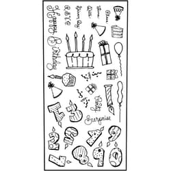 Fiskars 12-89517097 Clear Stamps, Party Hat