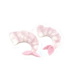 Glaciart One Wool Shrimp Cat Toys with Catnip | Interaction & Boredom Relief, Encourages to Exercise, Explore & Play | Filled w/Organic Herbs to Help Sooth or Reduce Anxiety