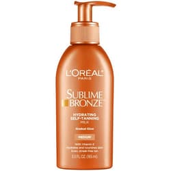 L'Oreal Paris Skincare Sublime Bronze Hydrating Sunless-Tanning Milk Medium, Sunless tanning lotion, 5.5 fl. oz.