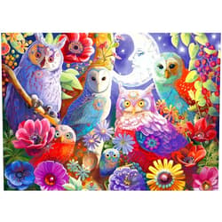 Ravensburger Night Owl Hoot Jigsaw Puzzle - 300 Larger Format Pieces | Vibrant, Glare-Free Imagery | Perfect Interlocking Fit | FSC Certified Sustainable Wood | Ideal for Ages 9 and Up