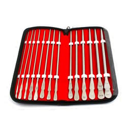 OdontoMed2011® New German Grade Stainless 14 Pieces Set of DITTEL Sounds ODM for Students' Educational Purposes.